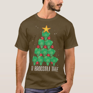 Camiseta Oh Broccoli Árvore Vegetariana Natal Vegan Feliz C