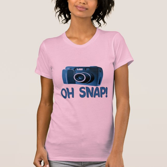 Camiseta Oh câmera instantânea (Frente)