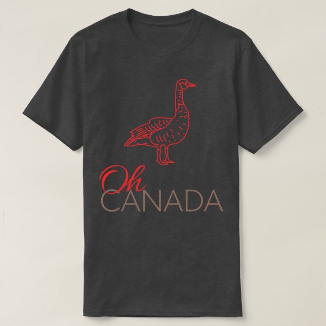 Camiseta Oh Canadá (Frente do Design)
