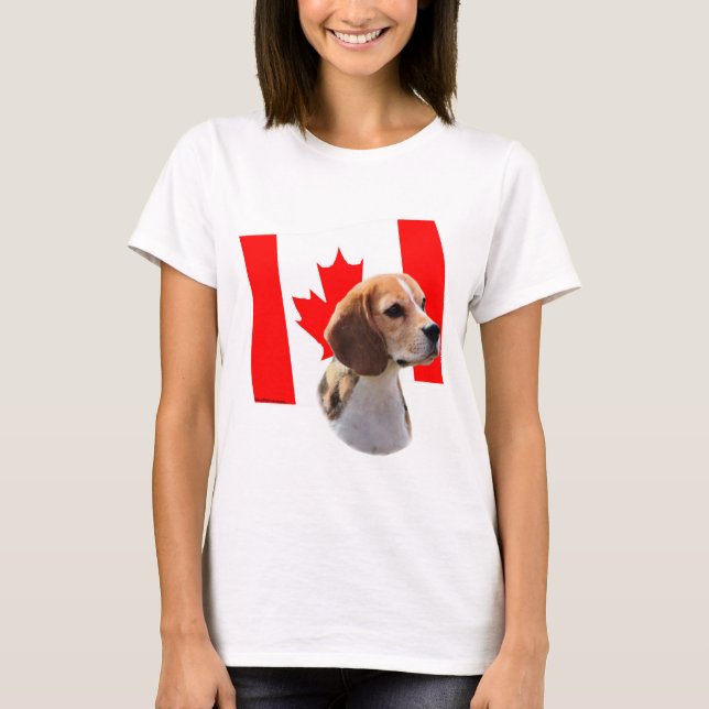 Camiseta Oh Canadá...e Beagles. (Frente)