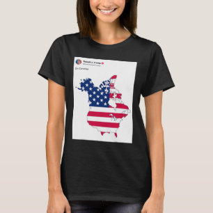 Camiseta Oh Canadá, Engraçado Mapa Dos Eua