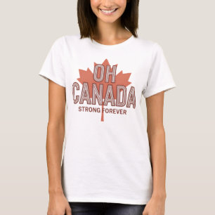 Camiseta Oh Canadá Forte para sempre