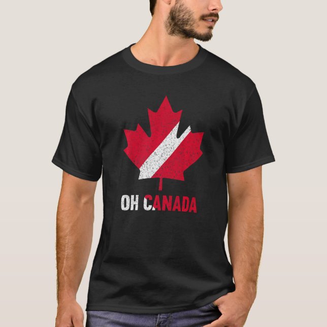 Camiseta Oh Canadá Premium (Frente)