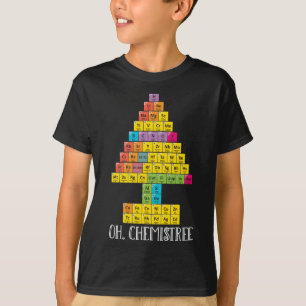 Camiseta Oh Chemistree Christmas Chemistry Periódico