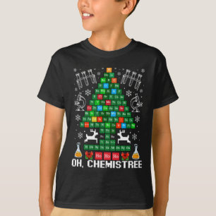 Camiseta Oh Chemistree Christmas Chemistry Periódico