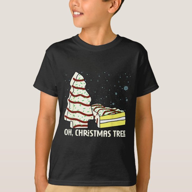 Camiseta Oh, Christmas Tree Cakes Shirt Funny Cakes Debbie  (Frente)