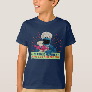Camiseta Oh Cookie Monster! Eu tenho isto de bom para você
