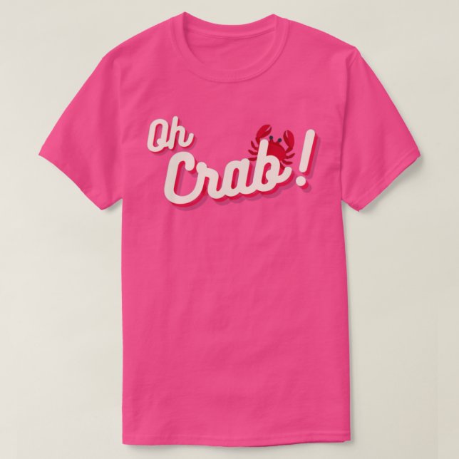 Camiseta Oh Crab (Frente do Design)