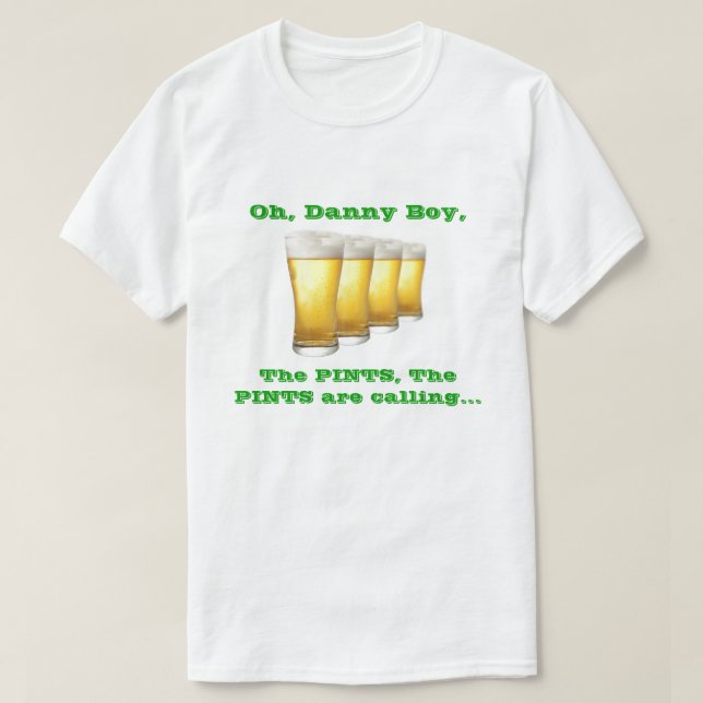 Camiseta Oh Danny Boy (lado duplo) (Frente do Design)