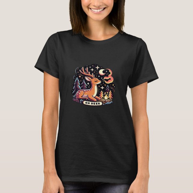 Camiseta Oh Deer Contemporary Graphic Vibe (Frente)