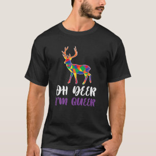 Camiseta Oh Deer Im Queer Transgender Queer LGBTQ Love