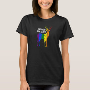 Camiseta Oh Deer I'm Queer Transgender Queer Lgbtq+ Love Eq