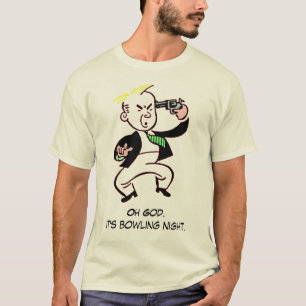 Camiseta Oh deus. É noite de rolamento