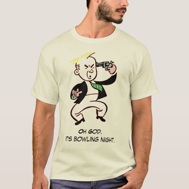 Camiseta Oh deus. É noite de rolamento (Frente)