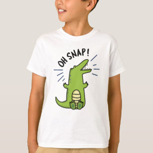 Camiseta Oh Encaixe o Botão Crocodilo de Encaixe