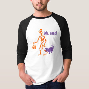 Camiseta Oh, esqueleto instantâneo