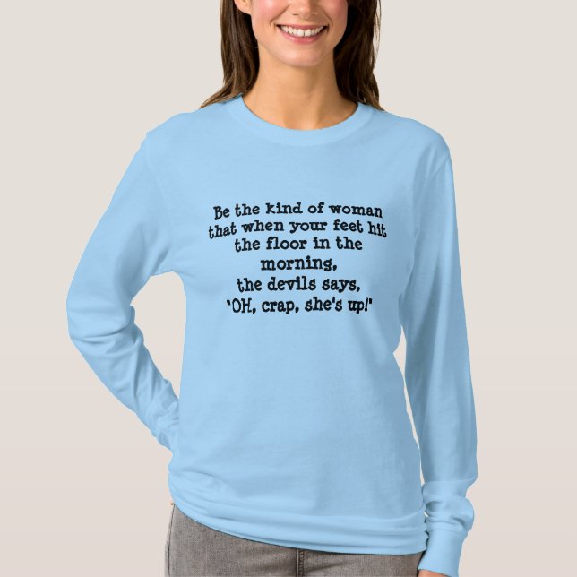 Camiseta OH, excremento está acima! (Frente)