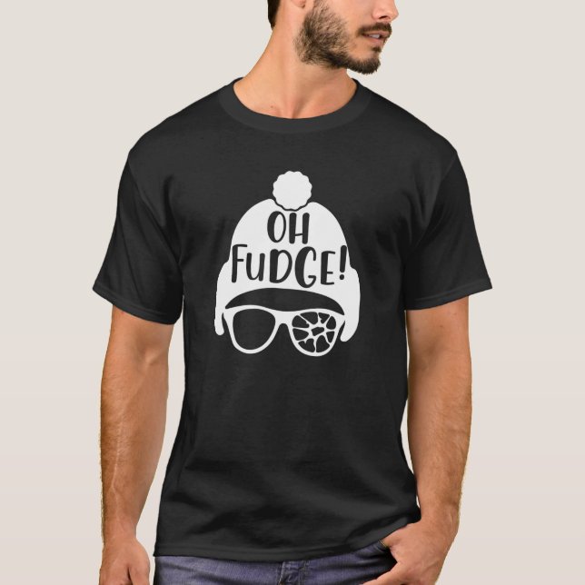 Camiseta Oh Fudge | Frio de Natal Geek (Frente)