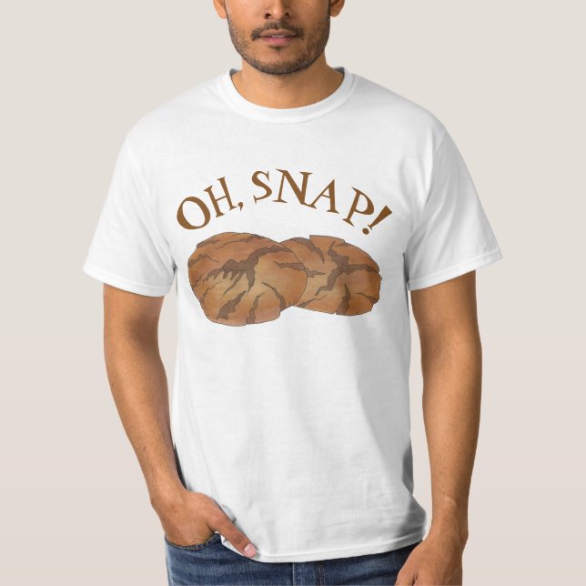 Camiseta Oh (Ginger) Snap Amish PA Cookies Holandeses do Gi (Frente)