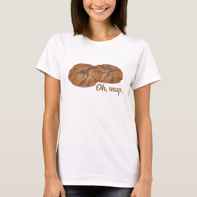 Camiseta Oh (Ginger) Snap Amish PA Cookies Holandeses do Gi (Frente)