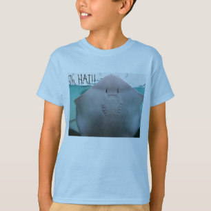 Camiseta Oh Hai! O T do miúdo da arraia-lixa