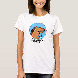Camiseta Oh Hayyyy, Fofo, Cavalo