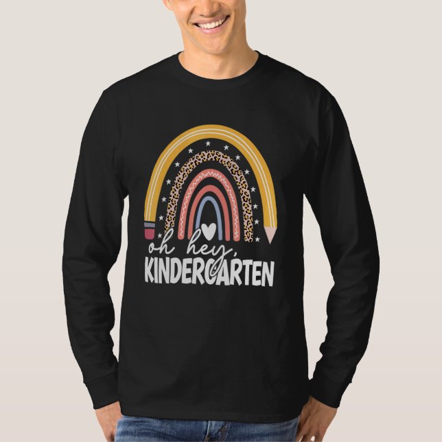 Camiseta Oh Hey Jardim de Infância Volta às Aulas Alunos Pr (Frente)