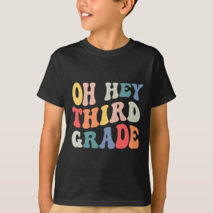 Camiseta Oh Hey Terceira Série Groovy Diversão De Volta à E