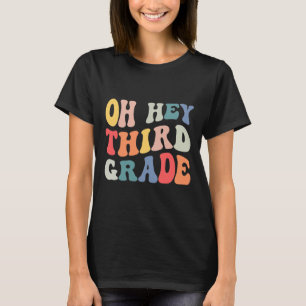 Camiseta Oh Hey Terceira Série Groovy Diversão De Volta à E