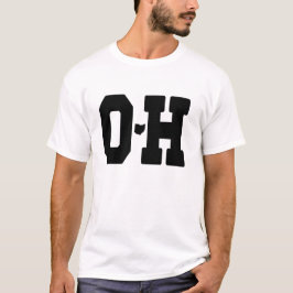 Camiseta OH IO Ohio T-Shirt - Preto