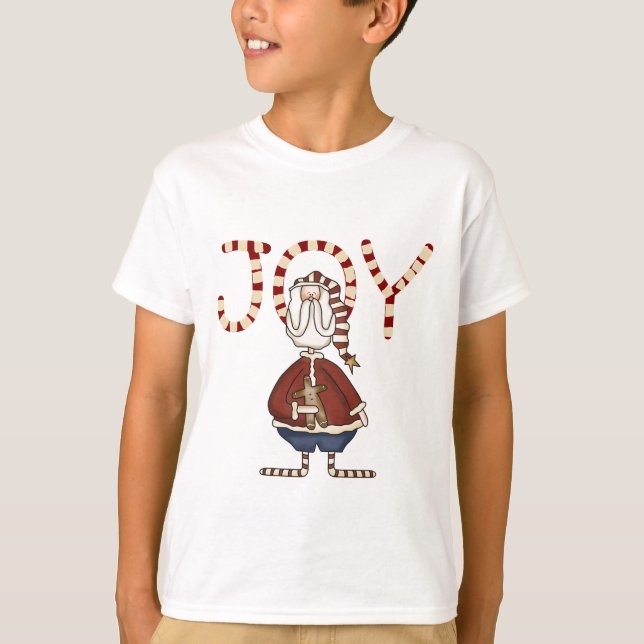 Camiseta Oh Joy São t-shirts e presentes de Natal (Frente)
