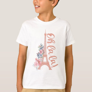 Camiseta Oh La La - Torre Eiffel Paris França