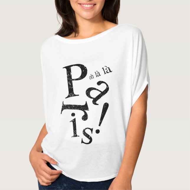 Camiseta Oh la Paris (Frente)
