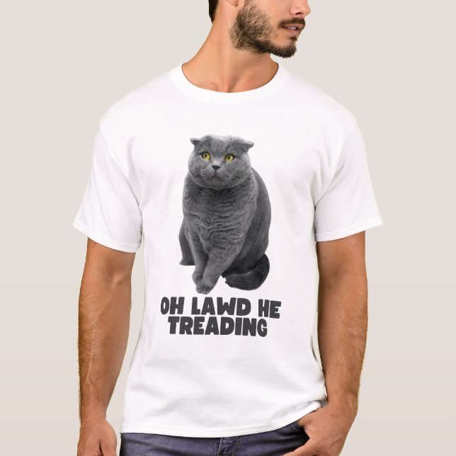 Camiseta Oh Lawd Ele Treading (Frente)