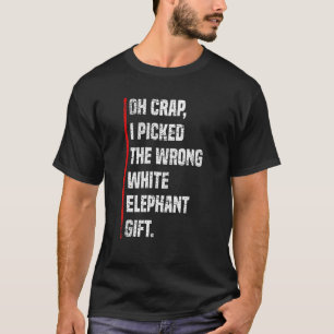 Camiseta Oh merda, eu escolhi o elefante hite errado