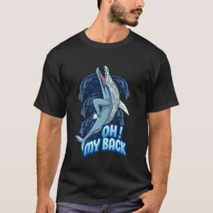 Camiseta Oh, meu bife de baleia-jubarte