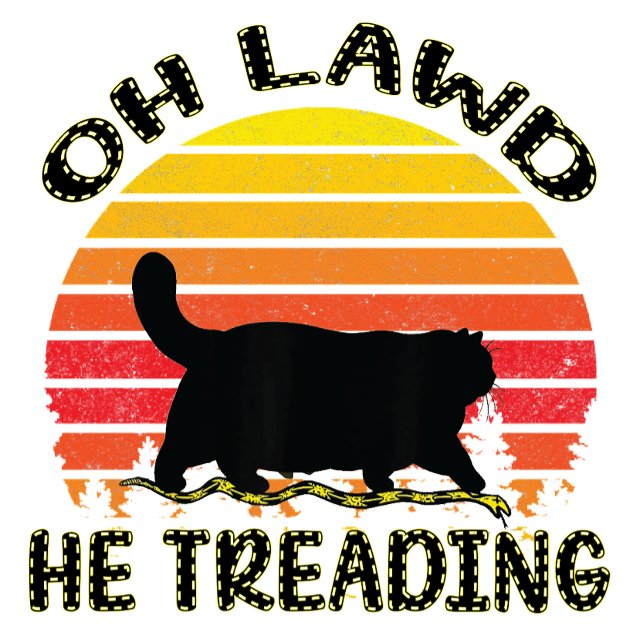 Camiseta Oh, meu Deus, ele treading Vintage (Criador carregado)