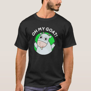 Camiseta Oh Meu Deus Engraçado Animal Pun Dark BG