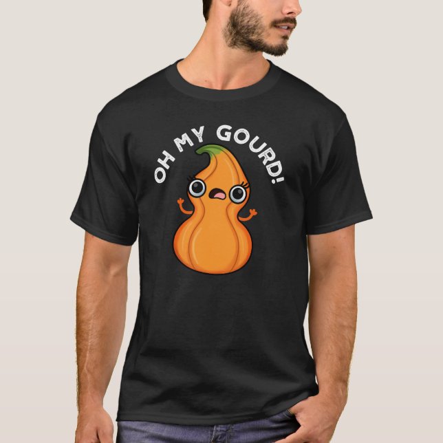 Camiseta Oh Meu Deus Engraçado Veggie Pun (Frente)