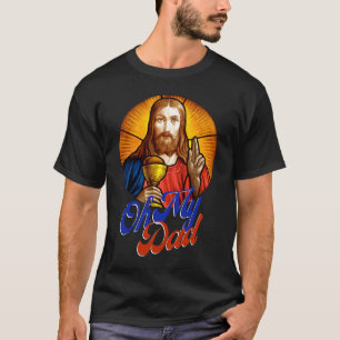 Camiseta Oh Meu Pai OMG Ideia Católica Cristã