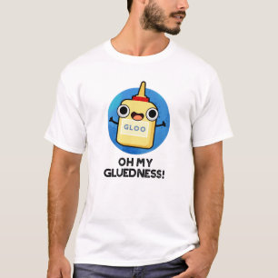 Camiseta Oh Minha Coleção Engraçada Super Glue Pun