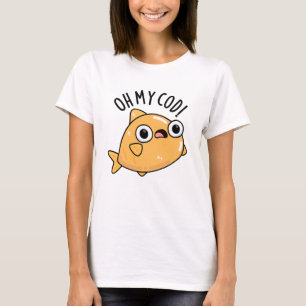 Camiseta Oh My Cod Piada de Peixe Engraçada