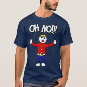 Camiseta Oh Não Sr Bill retrô retrô