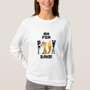 Camiseta Oh Para Fox Sake Engraçada Piada Fox