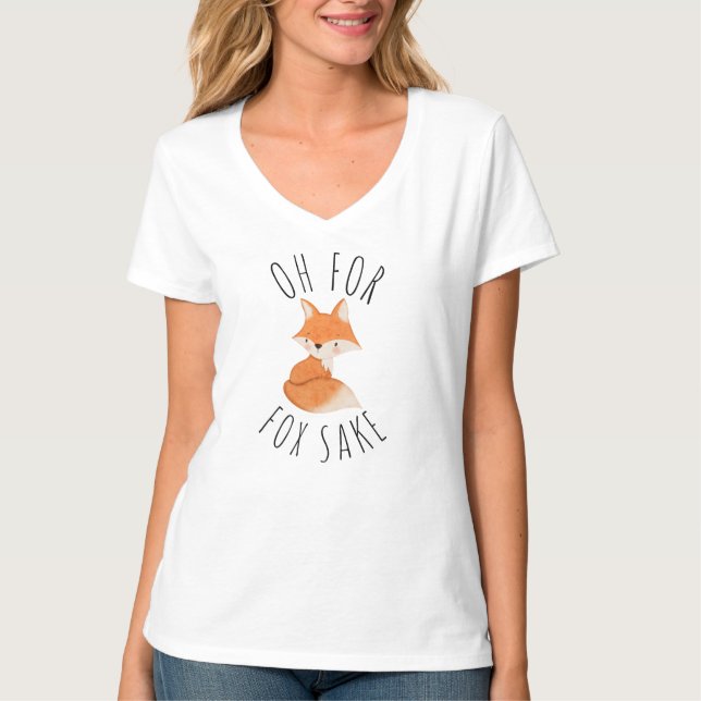 Camiseta Oh para Fox Sake T-Shirt (Frente)