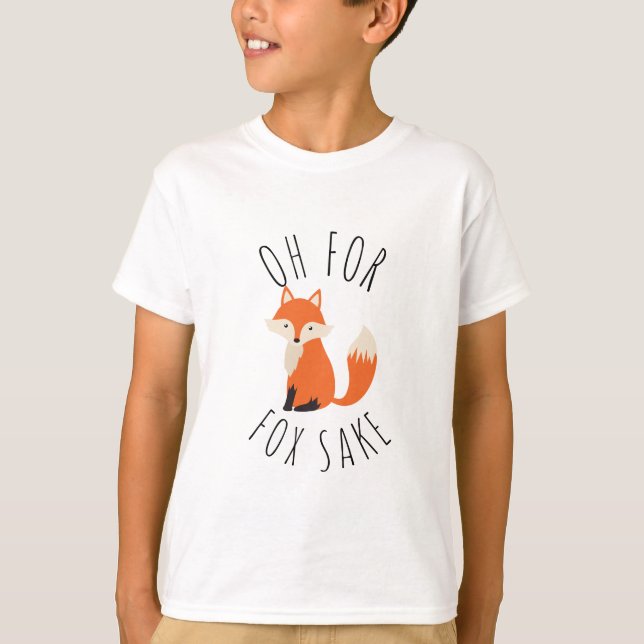 Camiseta Oh para Fox Sake T-Shirt (Frente)