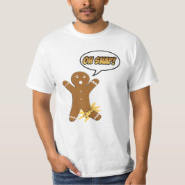 Camiseta Oh pressão! Homem de pão-de-espécie engraçado
