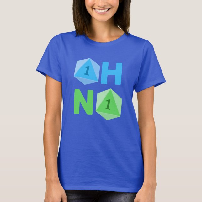 Camiseta Oh, Sem Engraçado D20 T-Shirt (Frente)