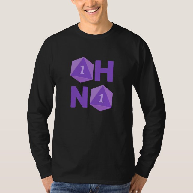 Camiseta Oh, Sem Engraçado D20 T-Shirt (Frente)