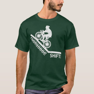 Camiseta Oh Shift Bicicleta Ciclista de ciclistas
